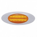 Amber LED Phantom 1 Light With Amber Lens and Chrome Bezel - (UP38230) 12 LEDs - $11.63