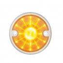 Amber LED And Clear Lens 15 LED 3 Inch Double Face Light Only
