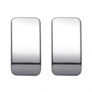 Chrome Plastic Blank Switch Covers For Kenworth T680/T880/W990 Models