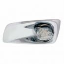 Single Function LED Kenworth T660 Front Bumper Light - (UP42727) Driver Side - Clear - With Visor
