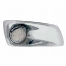 Single Function LED Kenworth T660 Front Bumper Light - (UP42743) Passenger Side - Clear - With Visor