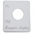 Peterbilt Engraved Bumper Lights Switch Plate