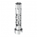 Chrome "Austin" Spike Gearshift Knob with Vertical Adaptor