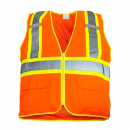 United Pacific High Visibility Reflective Orange Safety Vest