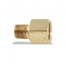 INVERTED FLARE MALE CONN 3/8X1/4X5/8 Brass Fitting for Hydraulic Tubing, UL Compliant, SAE J246