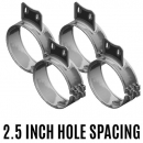 2.5 Inch Hole Spacing 7 Inch Diameter Western Star Clamp - Set Of Four