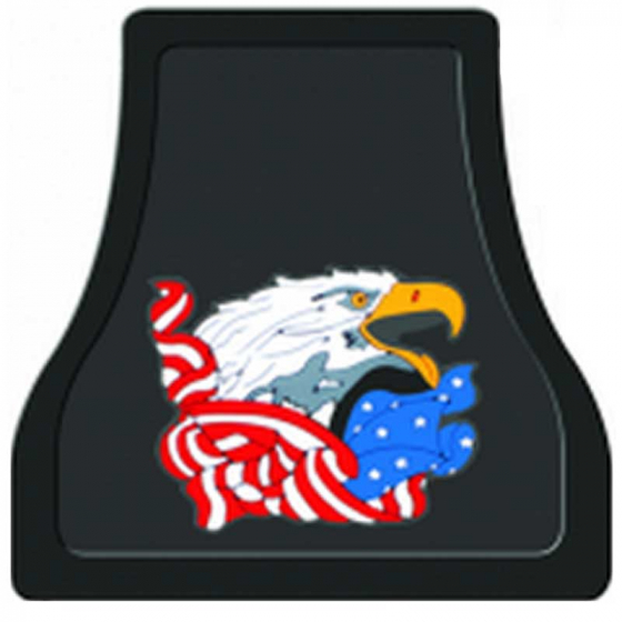 American Eagle w/ Flag Design 18 x 13 x 20 with Black Background