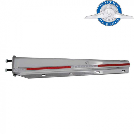 Chrome 30 Spring Loaded Mud Flap Hanger Peterbilt Freightliner Kenworth etc | UK