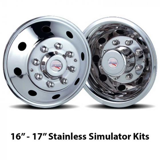 16" Stainless American Road Simulator Kits w/ 4 Hand Holes