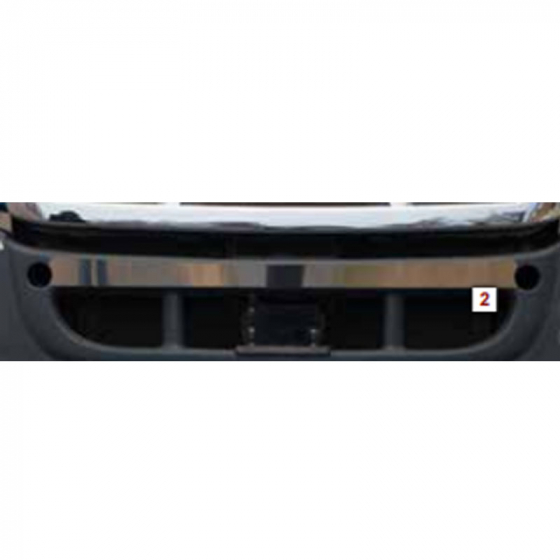 Freightliner Cascadia Upper Middle Trim - Roadworks Bumper Trim for Long Hood Cascadias