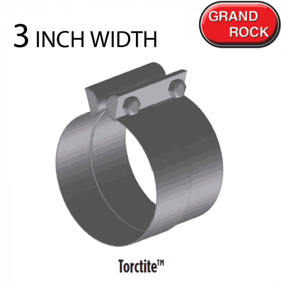 3 Inch Wide TorcTite Preformed Clamps Aluminized