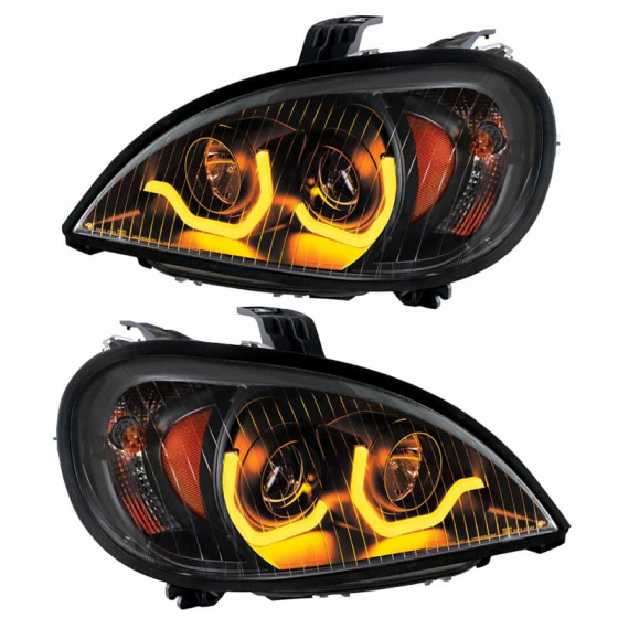 96+ Freightliner Columbia Blackout Projection Headlight