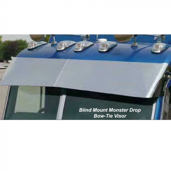 UltraCab & FlatTop Blind Mount Monster & Reg Drop Bow-Tie Visor