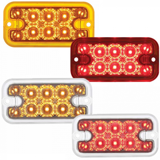 10 LED Dual Function Rectangular Clearance/Marker Light