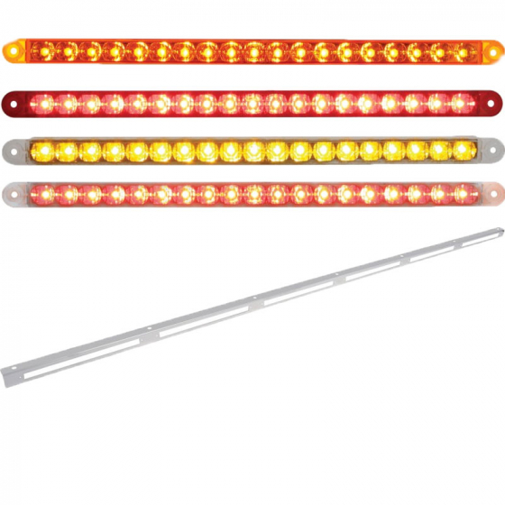 79 Inch Stainless Light Bracket with Six 12 Inch LED Light Bars
