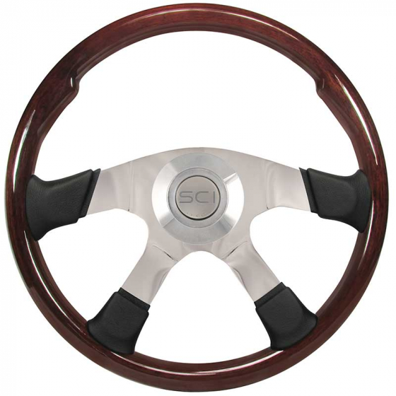 Steering Wheel Leather / Wood Milestone Halo Ring Pad