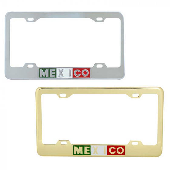 Mexico License Plate Frame W/ Four Holes
