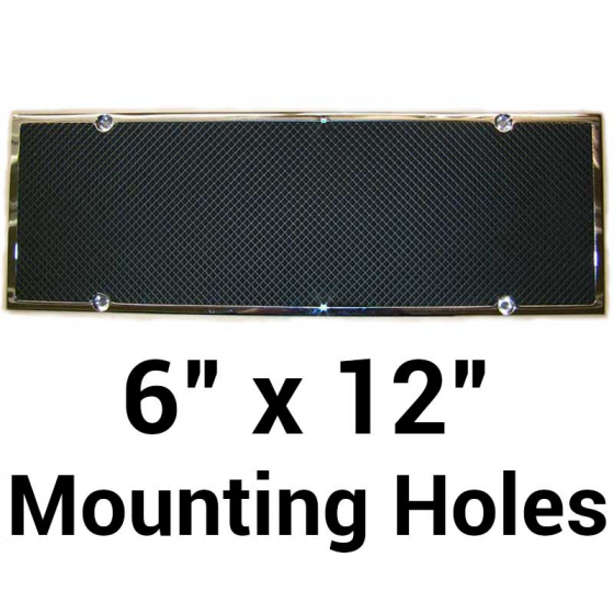 6 Inch x 12 Inch with Mounting Holes