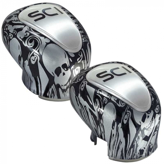 Silver Skulls Gear Shift Knob OEM Style 9/10 & 13/18