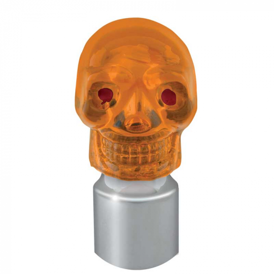 Amber Skull Lighted Bumper Guide for Plastic Bumper