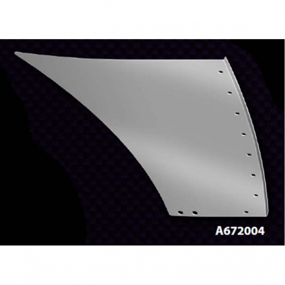 Stainless Steel Lower Hood Panel for Peterbilt 389 - Durable and Sleek Fit