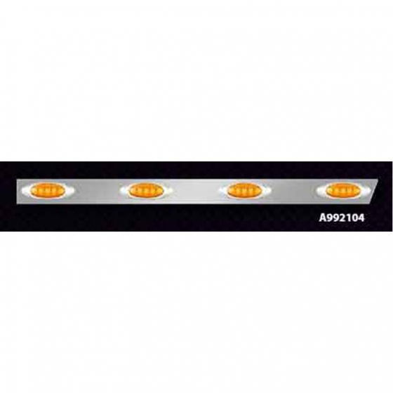 "Peterbilt 388/389 Extended Hood 123" BBC 2008-2010 Cab Panels with 4 P1 LED Lights"