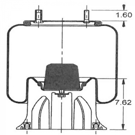 AS9101 Rolling Lobe Air Spring