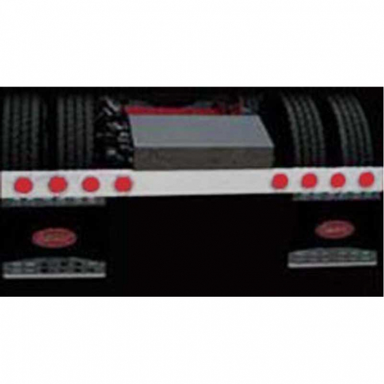 Universal 6 or 8 Inch Wide Rear Light Bar with 4 4 Inch Light Holes