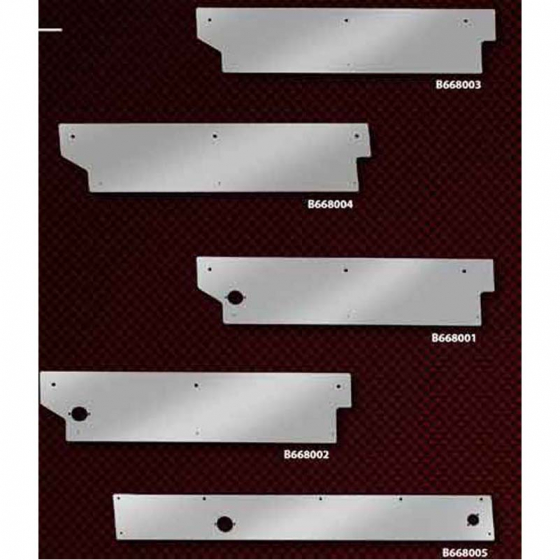 Kenworth W900L Permit Panel 2003-2009 RH With Step Lite 304 Stainless Steel