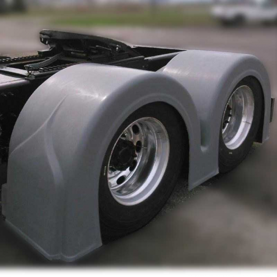 Double Rear Fenders with Light Box