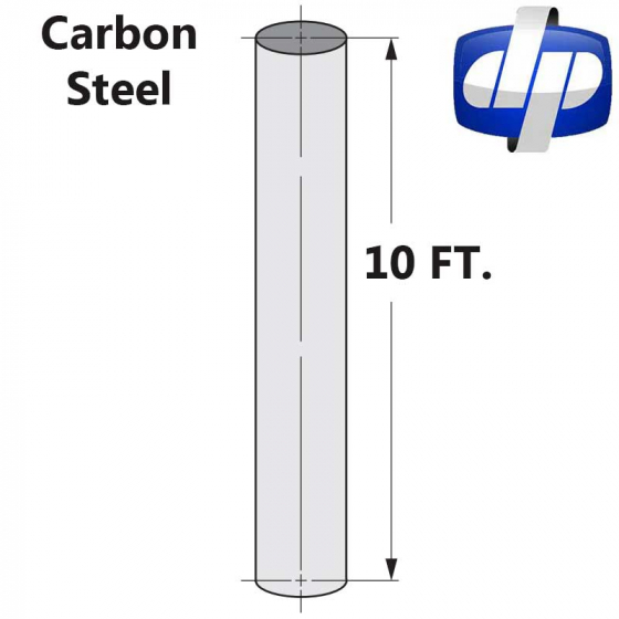 10 Foot Carbon Steel Exhaust Tubing