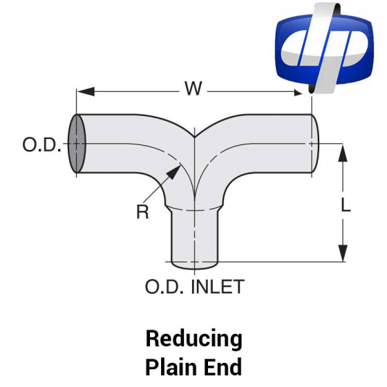 Reducing Plain End Y-Divider Adaptor