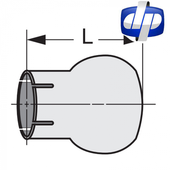 DISC----> Aluminized Tilt Cab Connector Ball Type Bottom
