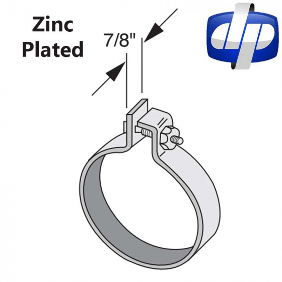 Zinc Plated Strap Clamp for Hangers