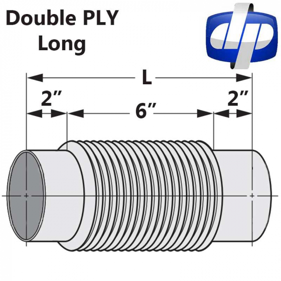 Long Length Stainless Steel Bellows Double PLY with Plain Ends