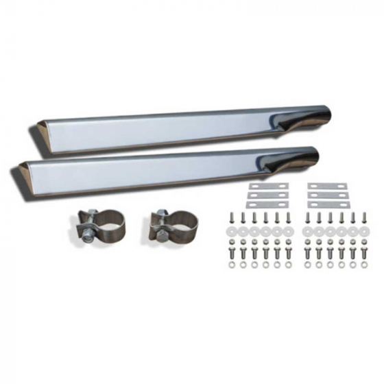 32" Offset Painted Steel Single Axle Poly Mounting Kit