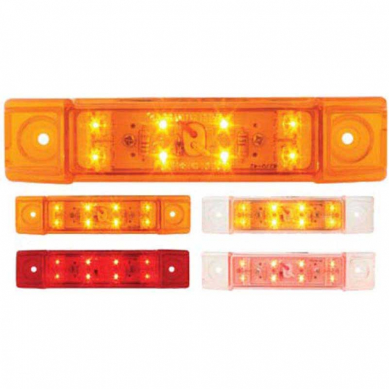 6 Inch Rectangular Wide Angle Dual Function LED Light