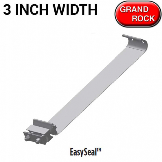 Bright Stainless 3 Inch Wide EasySeal Clamps