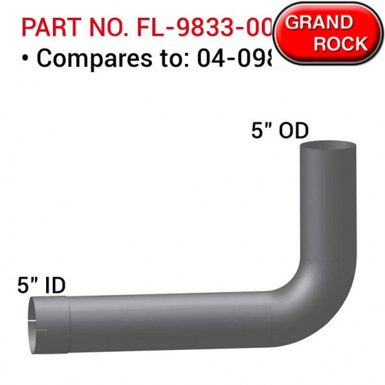 Freightliner Replacement Pipe Replaces 04-9833-006