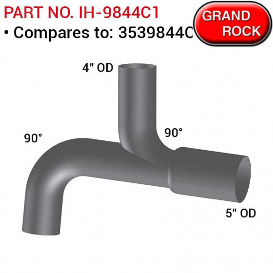International Replacement Pipe Replaces 3539844C1
