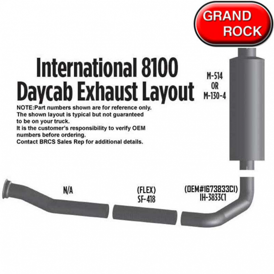 Grand Rock International 8100 Daycab Layout