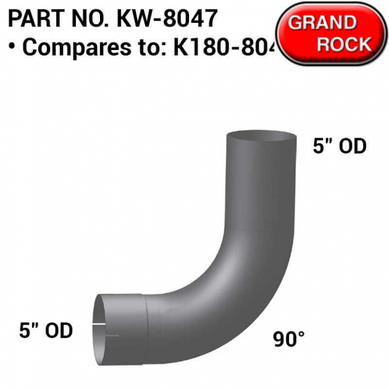 90 Degree 5 Inch Diameter Elbow Kenworth Replacement Pipe