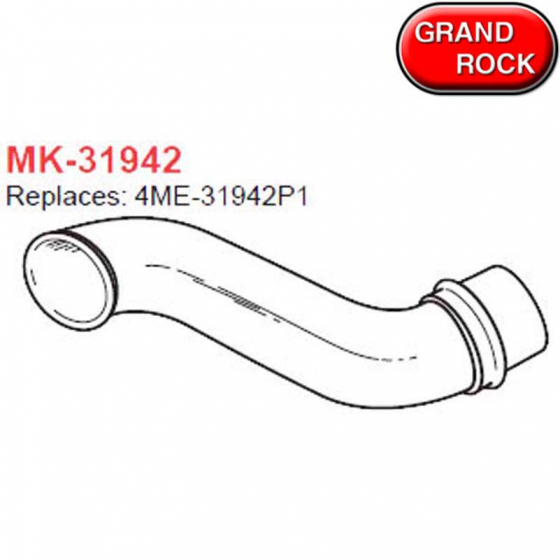 Mack Replacement Pipe Replaces 4ME-31942P1