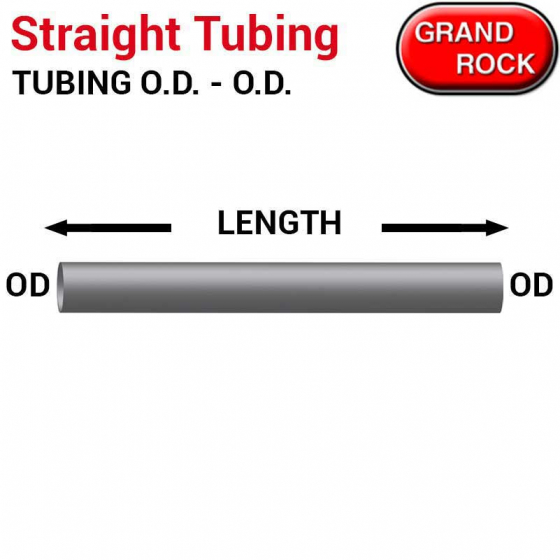 168 Inch Length Straight Aluminized Tubing O.D./O.D.