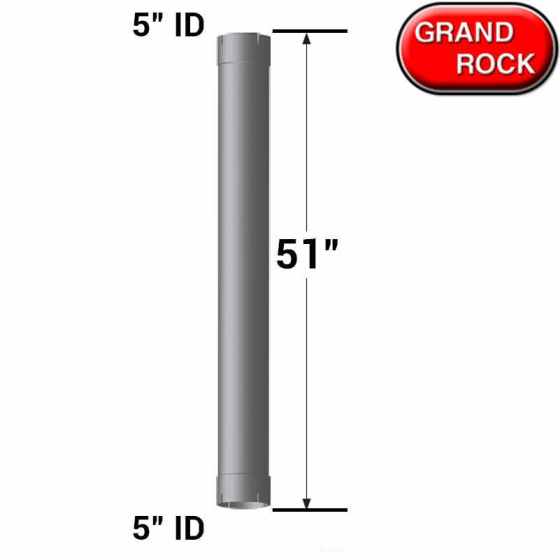 120 Inch Length Straight Aluminized Tubing Different I.D/I.D Diameters (GR-S6-120EXEXA) 6 Inch Add $89.14