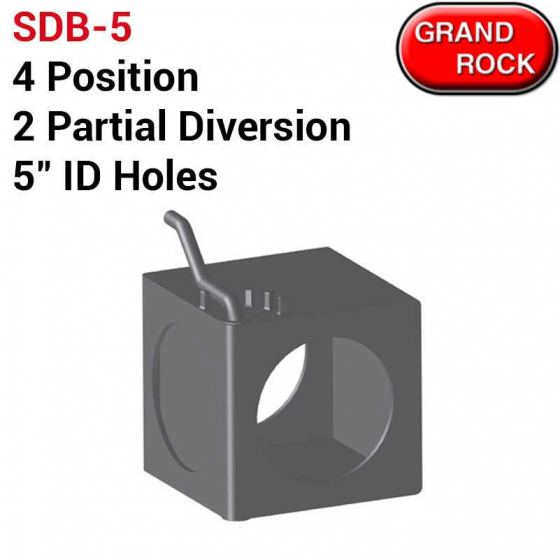 4 Position 2 Partial Diversion Heat Diverter Box 5" I.D Holes