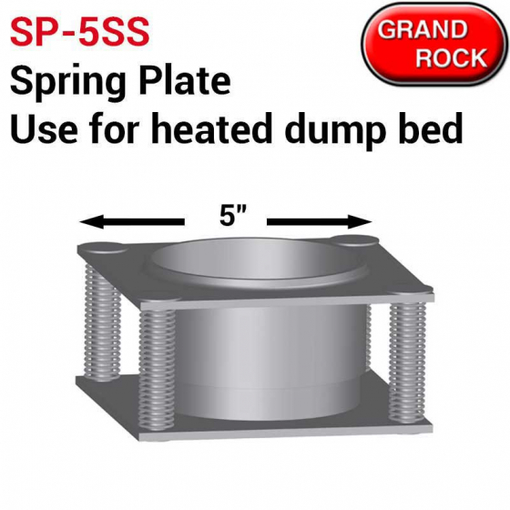 Stainless Steel Spring Plate 5 Inch Hole