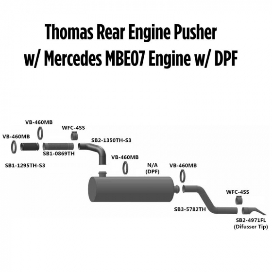 Thomas Rear Engine Pusher Exhaust Layout