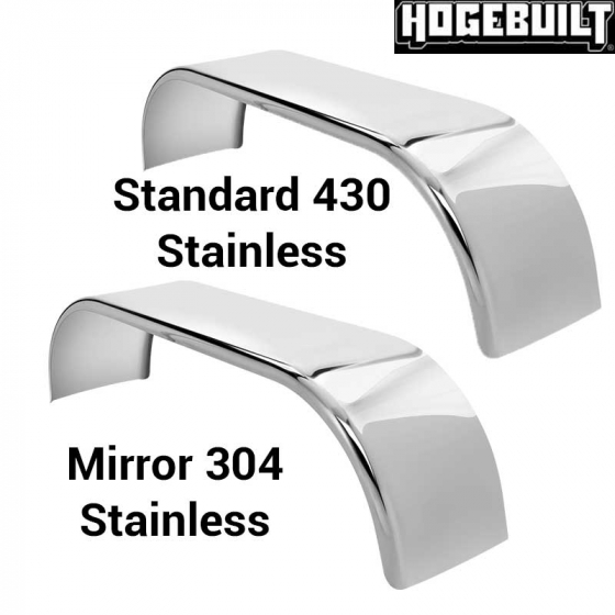 Hogebuilt 14 Gauge Stainless Steel Full Tandem Fenders