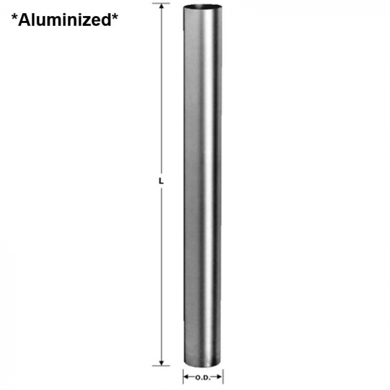 Aluminized Welded Tubing 16 Gauge .065 Wall